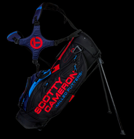 Scotty Cameron Pathfinder - Black-Red-Blue Carry Golf Bag