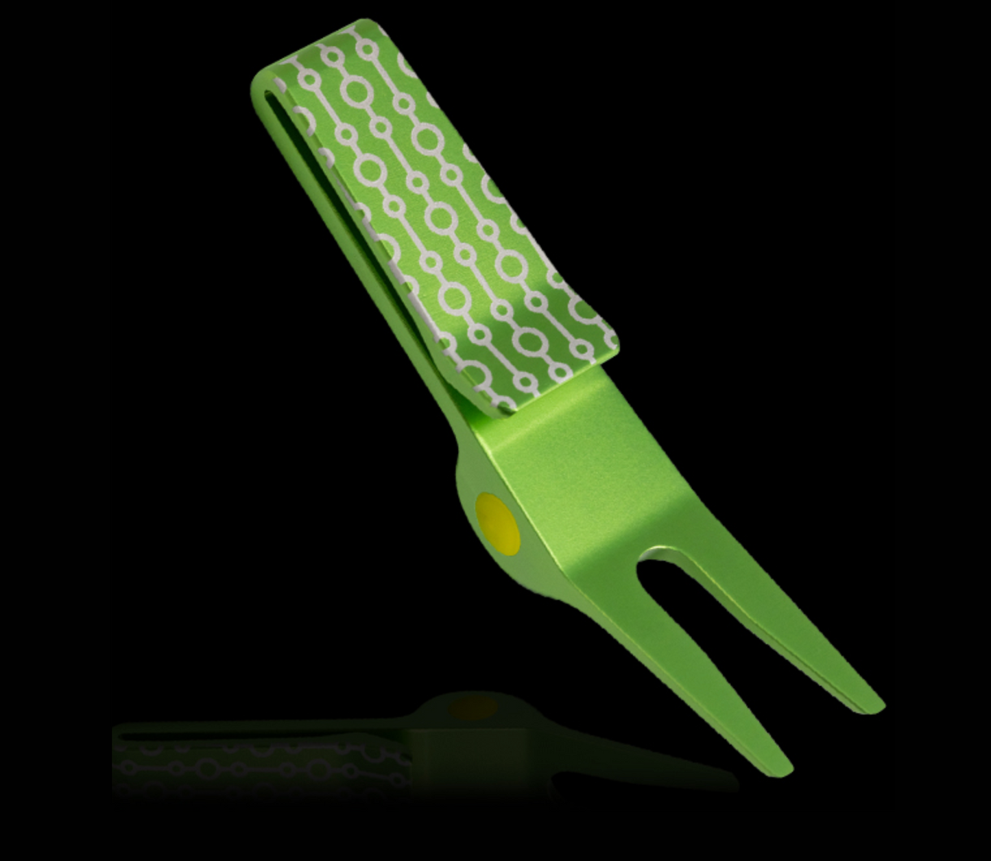 Scotty Cameron Clip Pivot Divot Tool Pearls Bright Dip Lime - Masters Release